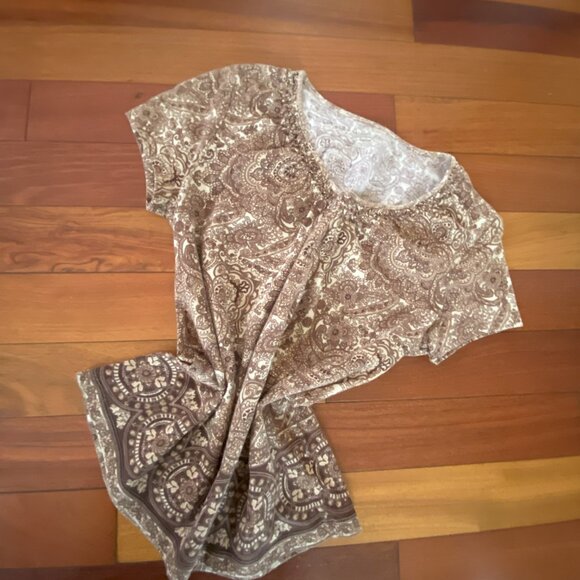 St. John’s Bay vintage paisley t-shirt size small - Picture 5 of 5